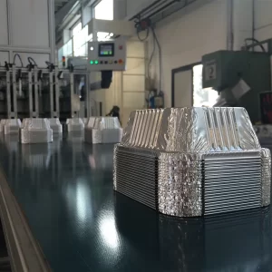 Square lunch box production line