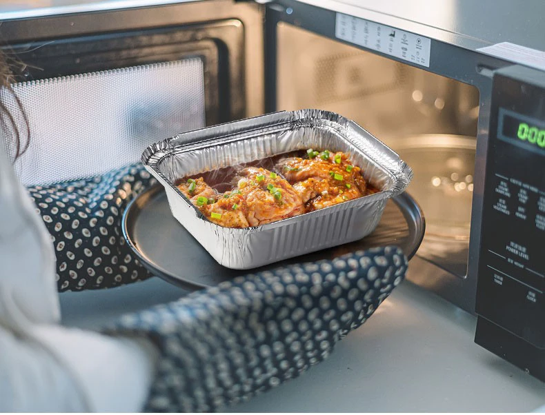 Use Microwave or Oven to Heat Foil Pan