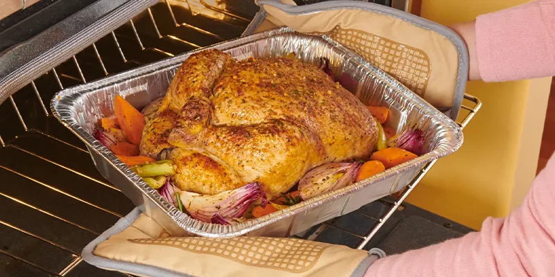 foil roasting pan for turkey