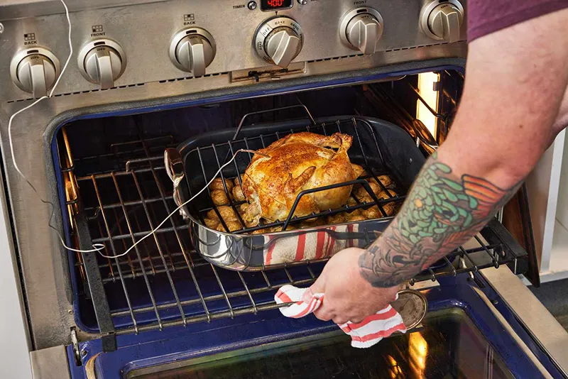 Traditional Turkey Rack for Roasting Pan Grilling Tips