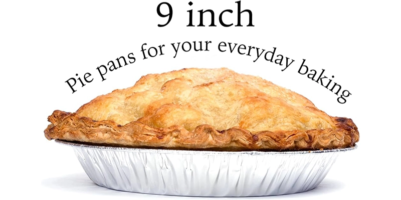 measure an aluminum foil pie pan