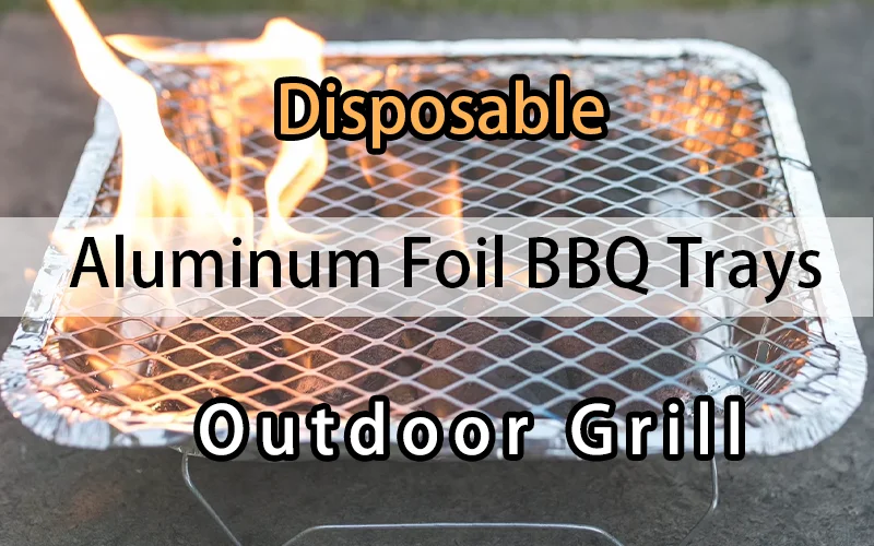 disposable BBQ trays outdoor