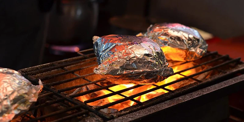 aluminum foil melting