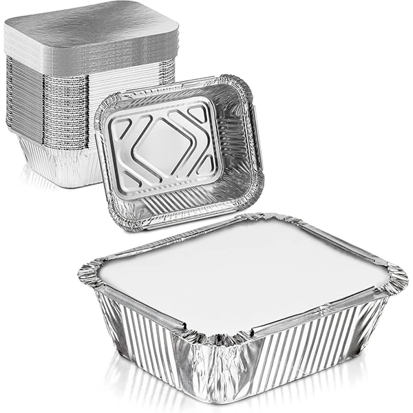 rectangular aluminum foil containers