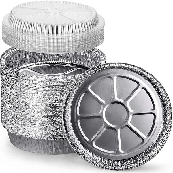 round aluminum foil pans