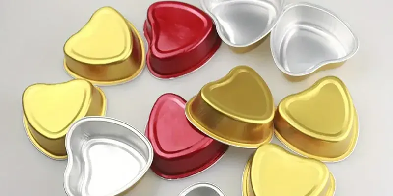 Heart Foil Trays